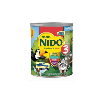 Nido 3 Leche En Polvo Lata X 800gr. Nestlé