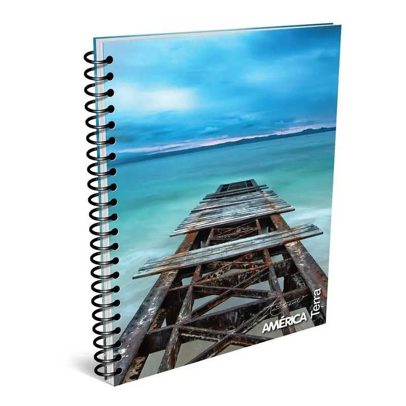 Cuaderno Universitario Cuadriculado Pack X10 Terra Surtidas