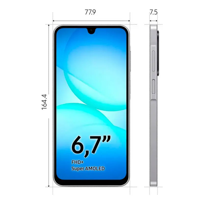 Samsung A17 4gb Ram 128gb 4g Full Hd 50mpx Amoled Azul Dimm