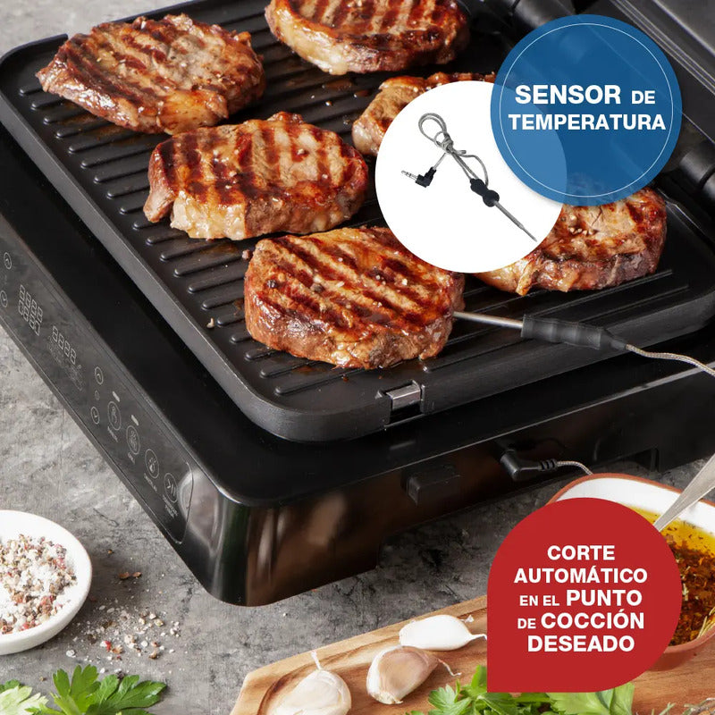 Freidora De Aire Sin Aceite Multifunción Peabody Pe-afg02n 7 Litros 1650w Color Negro