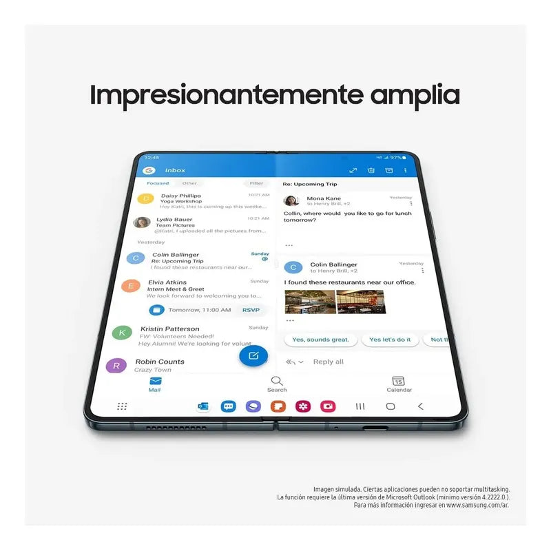 Celular Samsung Galaxy Z Fold4 Dual Sim 5g 12gb Ram 256gb Beige - Aceptable (Reacondicionado)