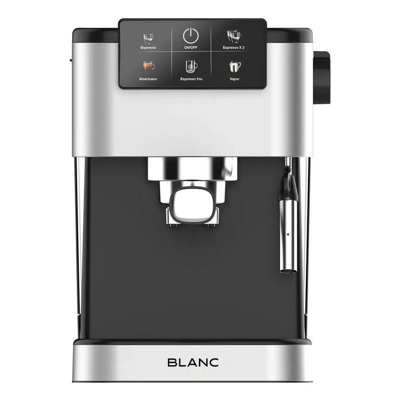 Cafetera Espresso Digital Blanc 1.5l 20bar Espumador Bcdp1 Plateado