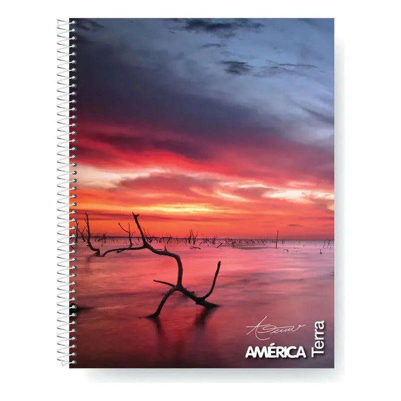 Cuaderno Universitario A4 America Terra Pq X 10 Rayado C/esp Varios