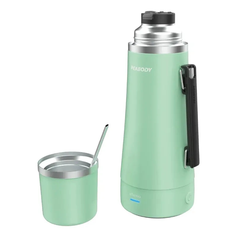 Termo Eléctrico Peabody Pe-et1001v Verde Todo En Uno 1lt Verde