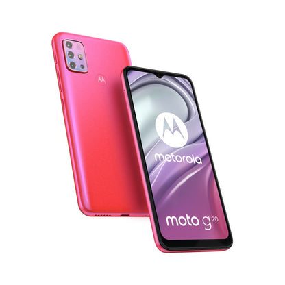 Celular Motorola G20 64gb + 4 Gb Ram Rosa Flamingo Liberado - Aceptable (Reacondicionado)