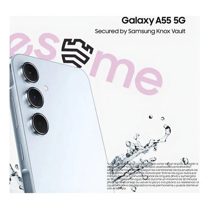 Samsung Galaxy Galaxy A55 5g Dual Sim 256 Gb Azul Claro 8 Gb Ram - Bueno (Reacondicionado) Celeste