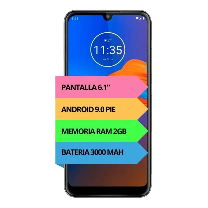 Motoe6 Plus 32 Gb Polished Graphite2 Gb Ram - Excelente (Reacondicionado) Polished Graphite