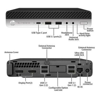 Hp Prodesk 800 Mini G5 I5 16 Ram 256 Ssd