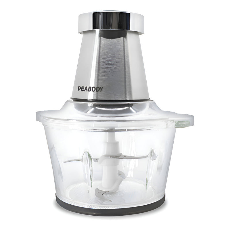 Picadora Peabody Con Doble Cuchilla Y Bowl De Vidrio Pe-cp200ix