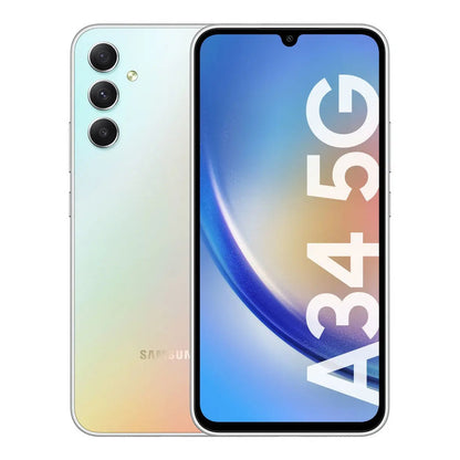 Samsung Galaxy A34 5g 128gb Awesome Silver 6gb Ram - Bueno (Reacondicionado)