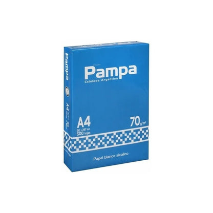Kit 10 Resmas Pampa A4 70 G Papel Blanco Caja X10 U Blanco