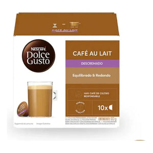 Café Con Leche Descremada En Cápsula Nescafé Dolce Gusto X 10 Unidades