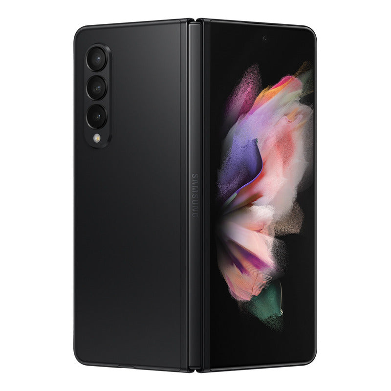 Celular Plegable Samsung Galaxy Z Fold3 5g 256gb + 12gb Ram Color Black - Excelente (Reacondicionado)