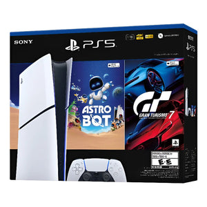 Consola Playstation 5 Slim Digital + Juegos Astro Bot Y Gt7 Cfi-2015 Sony Blanco