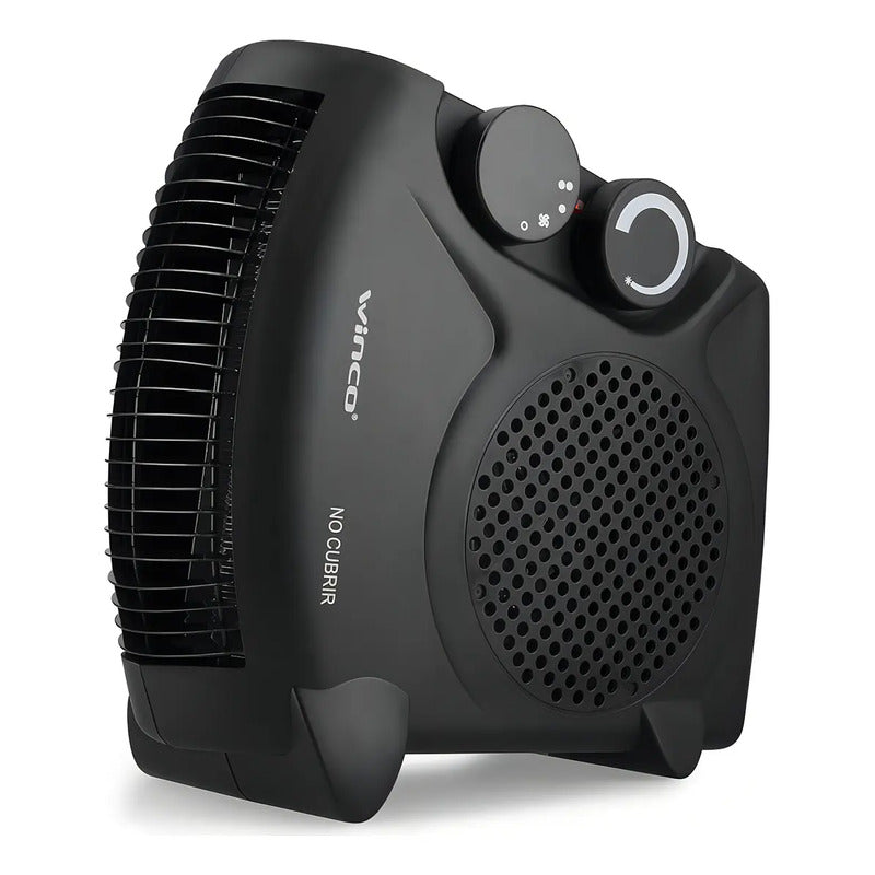 Caloventor Eléctrico W116n Con 2 Niveles Negro Winco