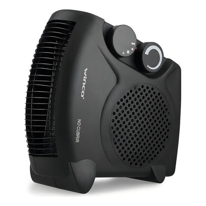 Caloventor Eléctrico W116n Con 2 Niveles Negro Winco