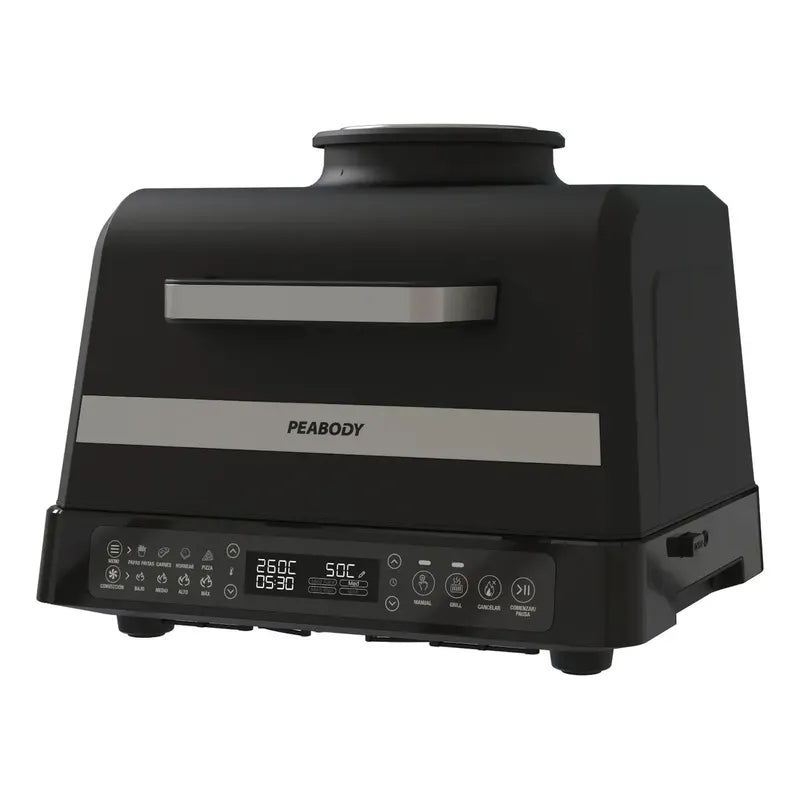 Freidora De Aire Sin Aceite Multifunción Peabody Pe-afg02n 7 Litros 1650w Color Negro