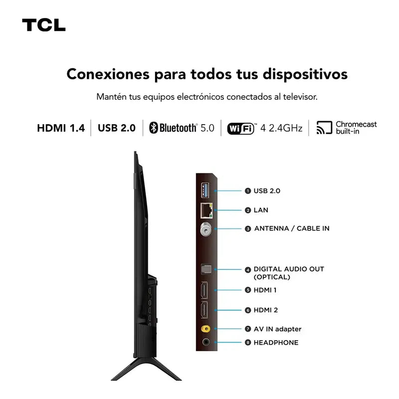 Smart Tv 32 Tcl Full Hd Qled 32s5k