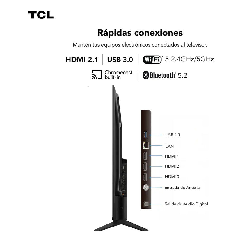 Smart Tv Tcl 55 4k 4k 55v6c-f Google Tv
