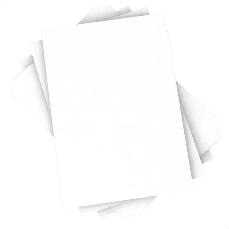 5 Unid. Resma Report A4 De 500 Hojas 75 G Color Blanco - Blanco
