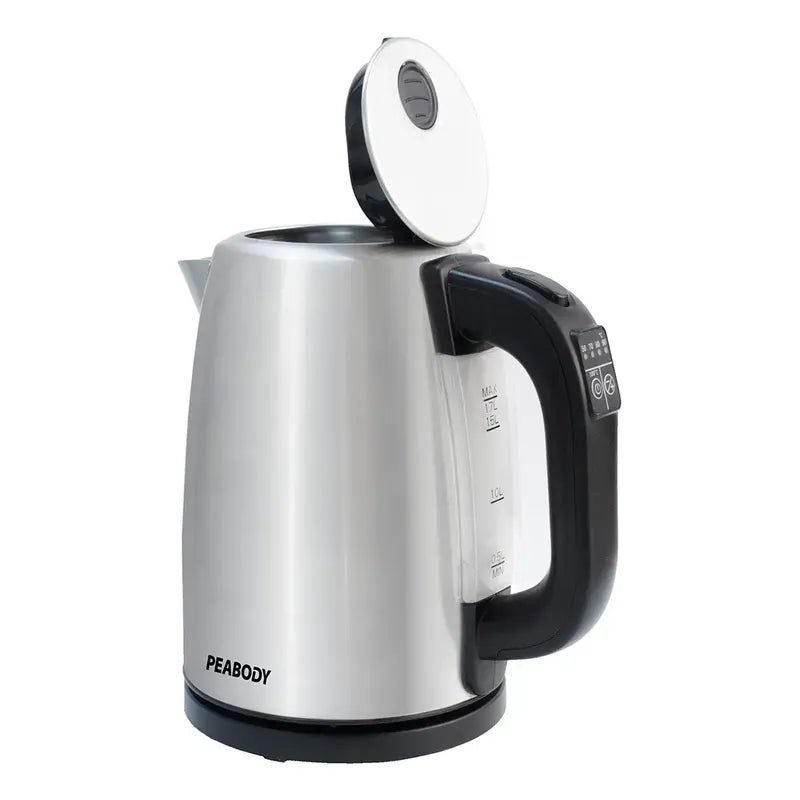 Pava Jarra Electrica Peabody Digital Acero 1,7lts Pe-dk1850 Plateado