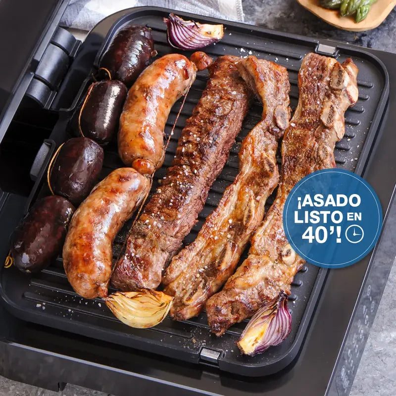 Freidora De Aire Sin Aceite Multifunción Peabody Pe-afg02n 7 Litros 1650w Color Negro