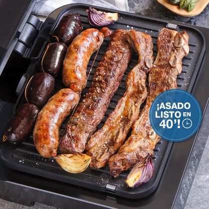 Freidora De Aire Sin Aceite Multifunción Peabody Pe-afg02n 7 Litros 1650w Color Negro