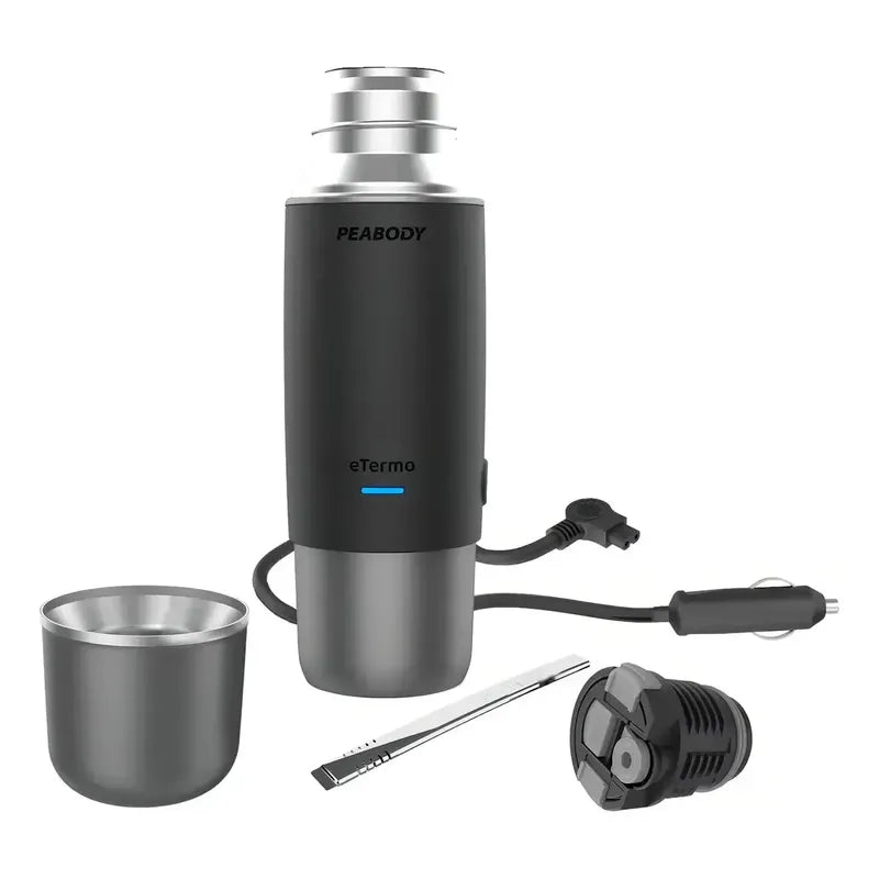 Termo Eléctrico Peabody Pe-etl500s Inoxidable 500ml Color Plateado
