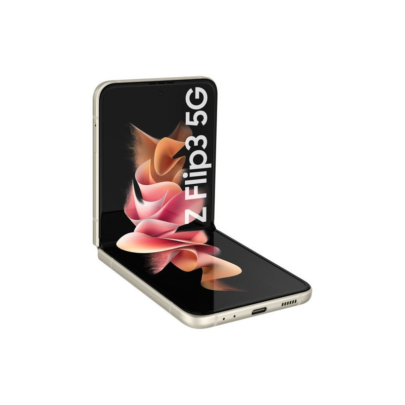 Celular Samsung Galaxy Z Flip3 5g 128gb + 8gb Ram Plegable Color Beige - Excelente (Reacondicionado)