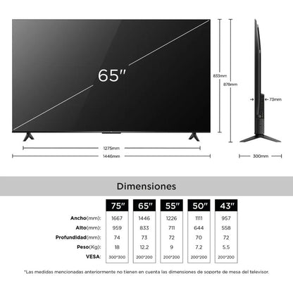 Smart Tv Led Tcl 65v6c Uhd Google Tv-rv