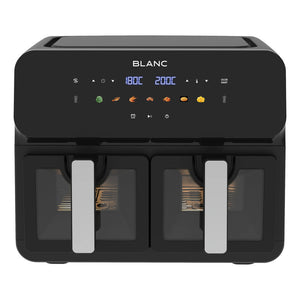 Freidora De Aire Doble Blanc Digital 9l 1700w Bfnd9 Negro