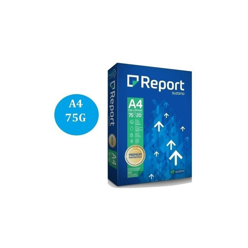 Resma Report A4 Premium 21x29.7 75gr. Color Blanco