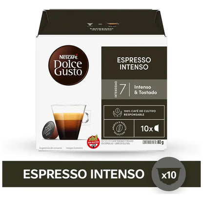Cápsulas De Café Nescafé Dolce Gusto Espresso Intenso Sin Tacc
