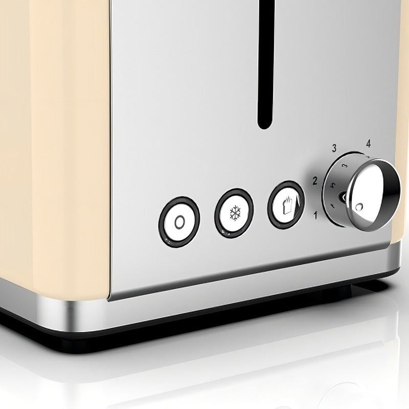 Tostadora Peabody Pe-t387i 3 Funciones 6 Niveles 1050w Color Marfil