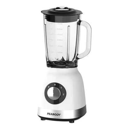 Licuadora Peabody Pe-ln810b Blanca 2 Vel. 800w Jarra Vidrio Color Blanco