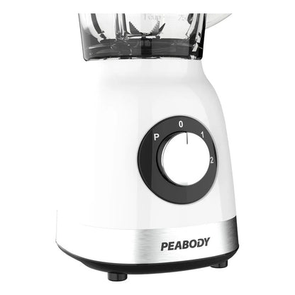 Licuadora Peabody Pe-ln810b Blanca 2 Vel. 800w Jarra Vidrio Color Blanco