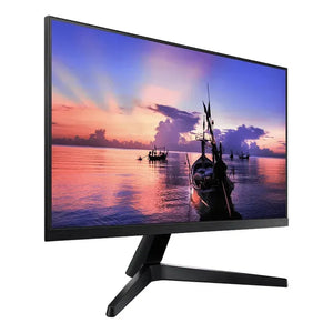 Monitor 22  Fhd Con Panel Ips 75hz Y Bordes Ultradelgados Samsung Negro