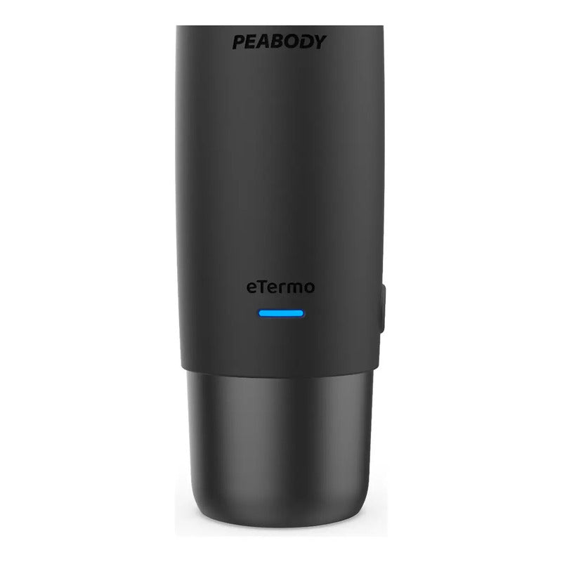 Termo Eléctrico Pe-etl500 Para Auto 500ml De Acero Inoxidable Negro Peabody