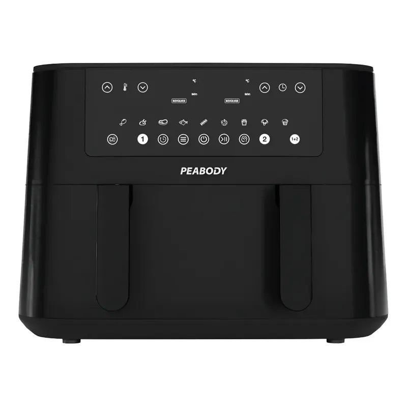 Freidora De Aire Peabody Regulable Xl 9lts Pe-afdb910n Negro Negro