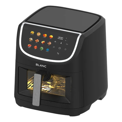 Freidora De Aire Blanc Digital 12 Programas 8l 1800w Bfn8 Negro
