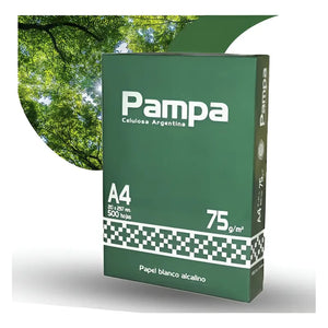Resma Pampa A4 500 Hojas 75gr Color Del Papel Blanco