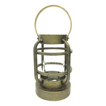 Fanal Modelo Farol Red Bronce Con Portavelas Mediano