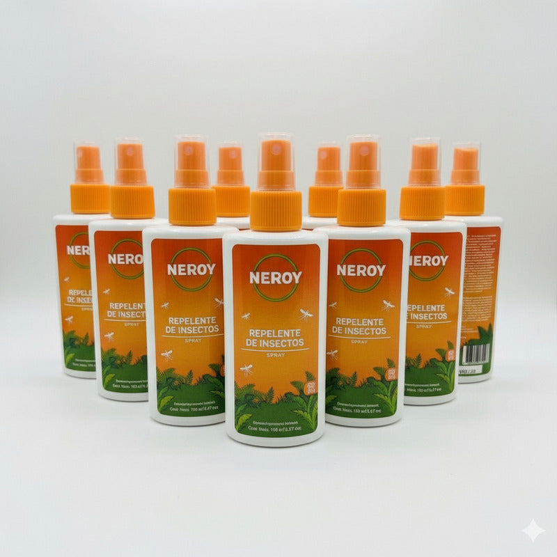 Kit X 8 Repelente De Insectos Neroy Spray Deet 15% 150ml