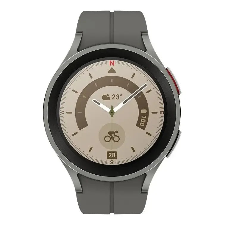 Samsung Galaxy Watch5 Pro Bluetooth (45mm) Caja Gris Titanio Malla Gris Titanio Bisel Gris Titanio - Aceptable (Reacondicionado)