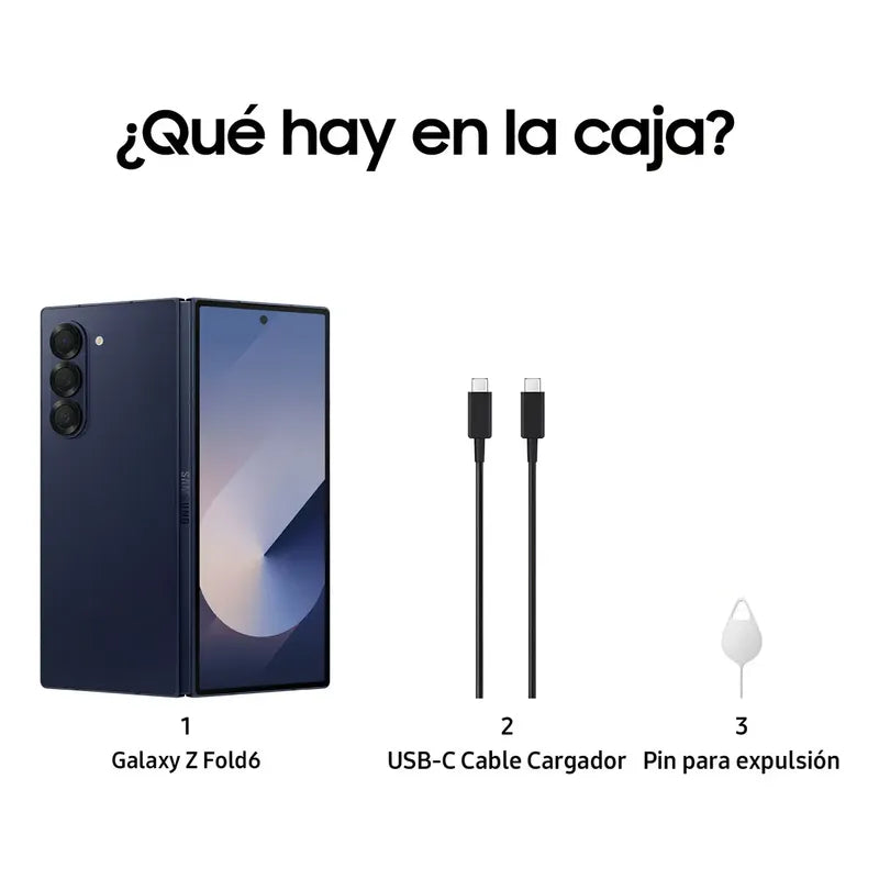 Samsung Galaxy Z Fold6 512gb Navy 12gb Ram - Excelente (Reacondicionado)