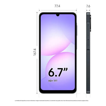 Samsung Galaxy A07 Negro