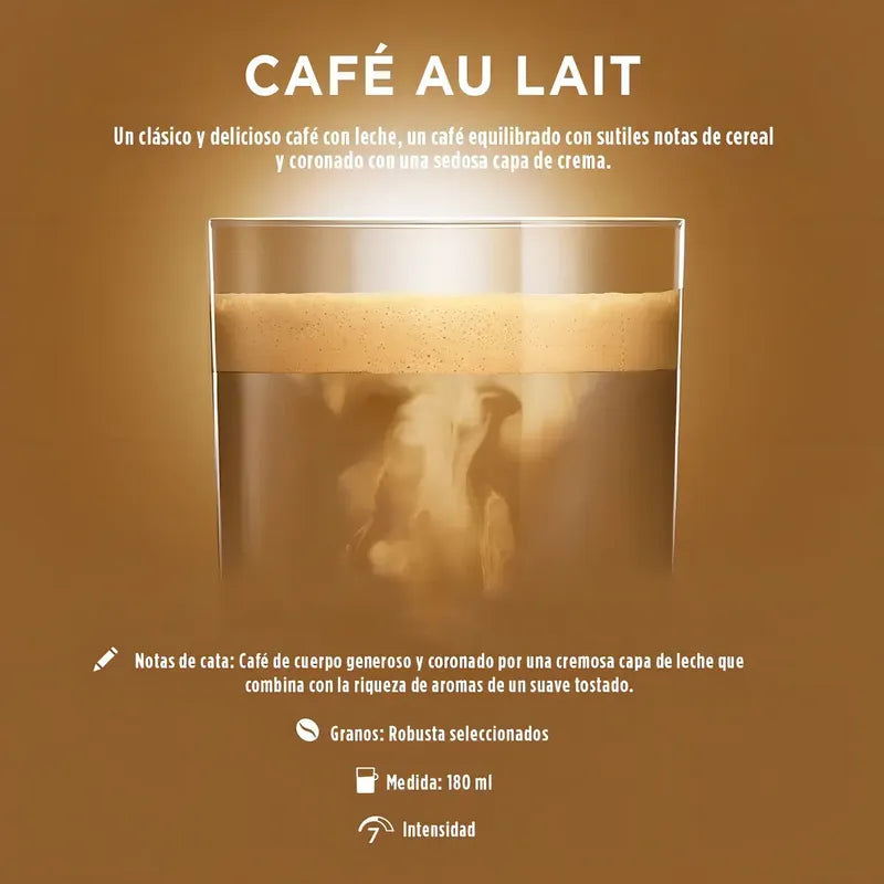 Caja 10 Capsulas Dolce Gusto Au Lait Nescafe