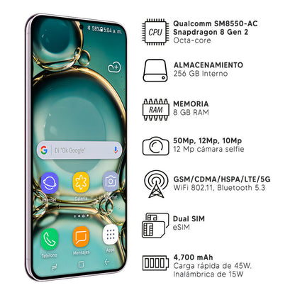 Samsung Galaxy S23 Plus 8 Gb 256 Gb 5g Lavender - Aceptable (Reacondicionado)