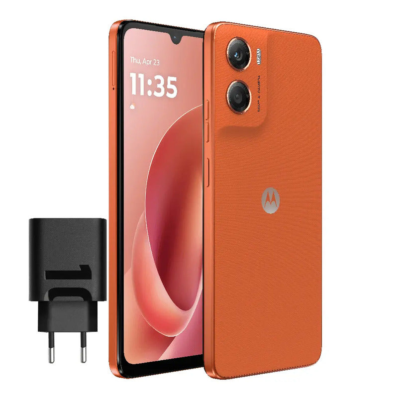 Celular Motorola Moto G06 64gb Nfc Arabesque Naranja