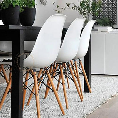 Silla Eames X4 Diseño Living Comedor Cocina X 4 Blancas Blanco
